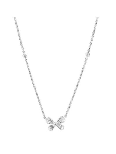 Flutter Diamond Necklace (0.60ct. tw.) in 18K White Gold 
