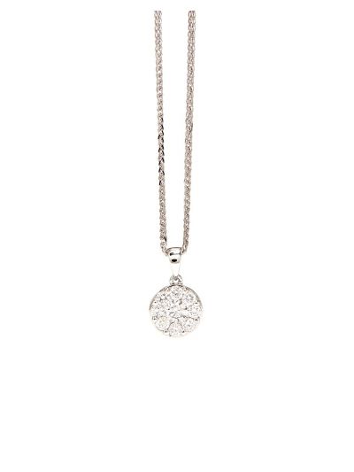 Wedding Diamond Pendant (0.51ct. tw.) in 18K White Gold 